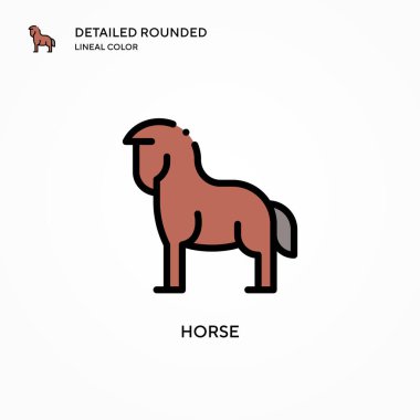 At vektör simgesi. Modern vektör illüstrasyon kavramları. Düzenlemesi ve kişiselleştirmesi kolay.