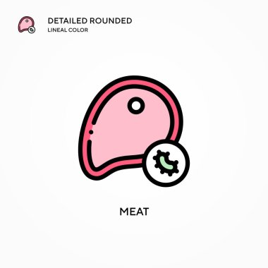 Et vektör simgesi. Modern vektör illüstrasyon kavramları. Düzenlemesi ve kişiselleştirmesi kolay.