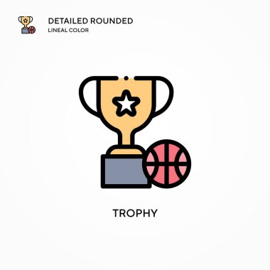 Ödül vektör simgesi. Modern vektör illüstrasyon kavramları. Düzenlemesi ve kişiselleştirmesi kolay.