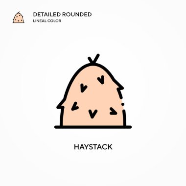 Samanlık vektör simgesi. Modern vektör illüstrasyon kavramları. Düzenlemesi ve kişiselleştirmesi kolay.