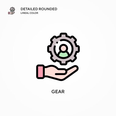 Vites vektör simgesi. Modern vektör illüstrasyon kavramları. Düzenlemesi ve kişiselleştirmesi kolay.