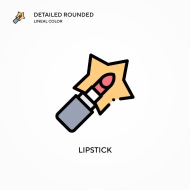 Ruj vektör simgesi. Modern vektör illüstrasyon kavramları. Düzenlemesi ve kişiselleştirmesi kolay.