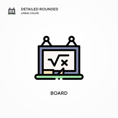 Tahta vektör simgesi. Modern vektör illüstrasyon kavramları. Düzenlemesi ve kişiselleştirmesi kolay.