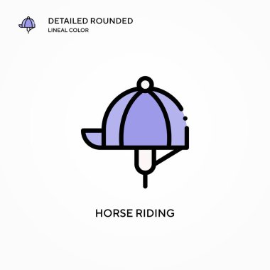 Ata binme ikonu. Modern vektör illüstrasyon kavramları. Düzenlemesi ve kişiselleştirmesi kolay.