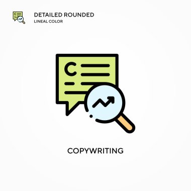 Vektör simgesi kopyalanıyor. Modern vektör illüstrasyon kavramları. Düzenlemesi ve kişiselleştirmesi kolay.