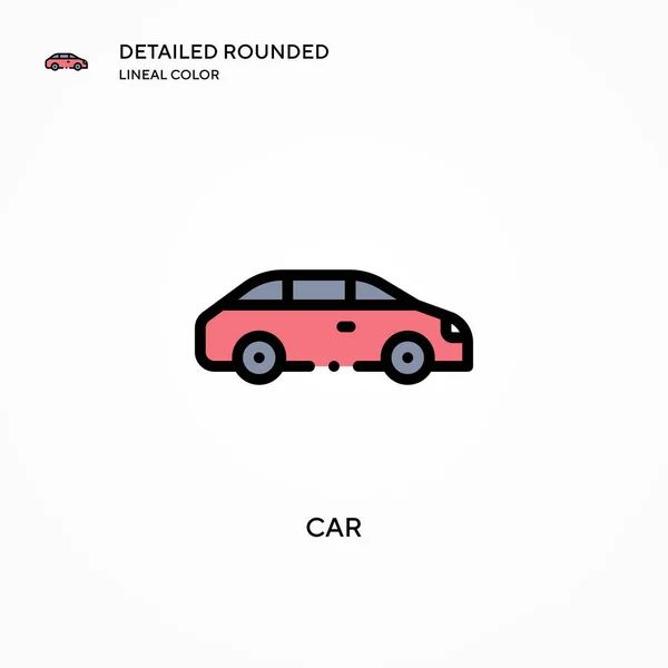Εικονίδιο Φορέα Αυτοκινήτου Σύγχρονες Έννοιες Διανυσματικής Απεικόνισης Εύκολο Επεξεργαστείτε Και — Διανυσματικό Αρχείο
