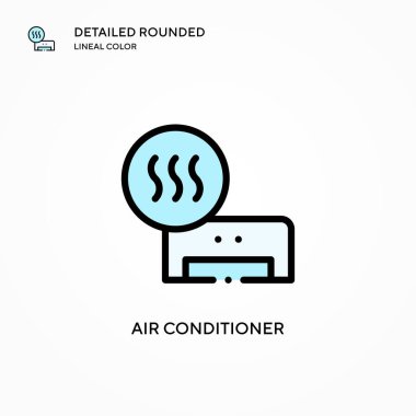 Klima vektör simgesi. Modern vektör illüstrasyon kavramları. Düzenlemesi ve kişiselleştirmesi kolay.