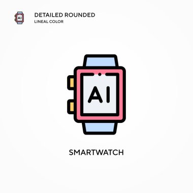 Akıllı vektör simgesi. Modern vektör illüstrasyon kavramları. Düzenlemesi ve kişiselleştirmesi kolay.