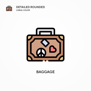 Yük vektör simgesi. Modern vektör illüstrasyon kavramları. Düzenlemesi ve kişiselleştirmesi kolay.