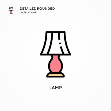 Lamba vektör simgesi. Modern vektör illüstrasyon kavramları. Düzenlemesi ve kişiselleştirmesi kolay.