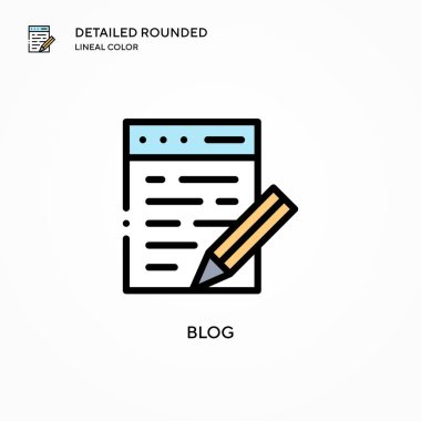 Günlük vektör simgesi. Modern vektör illüstrasyon kavramları. Düzenlemesi ve kişiselleştirmesi kolay.