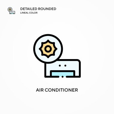 Klima vektör simgesi. Modern vektör illüstrasyon kavramları. Düzenlemesi ve kişiselleştirmesi kolay.