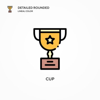 Kap vektör simgesi. Modern vektör illüstrasyon kavramları. Düzenlemesi ve kişiselleştirmesi kolay.