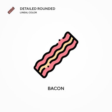 Pastırma vektör simgesi. Modern vektör illüstrasyon kavramları. Düzenlemesi ve kişiselleştirmesi kolay.