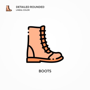 Çizme vektör simgesi. Modern vektör illüstrasyon kavramları. Düzenlemesi ve kişiselleştirmesi kolay.