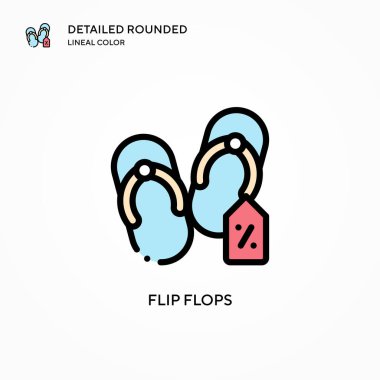 Döndürme vektör simgesi. Modern vektör illüstrasyon kavramları. Düzenlemesi ve kişiselleştirmesi kolay.