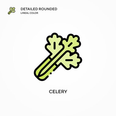 Kereviz vektör simgesi. Modern vektör illüstrasyon kavramları. Düzenlemesi ve kişiselleştirmesi kolay.