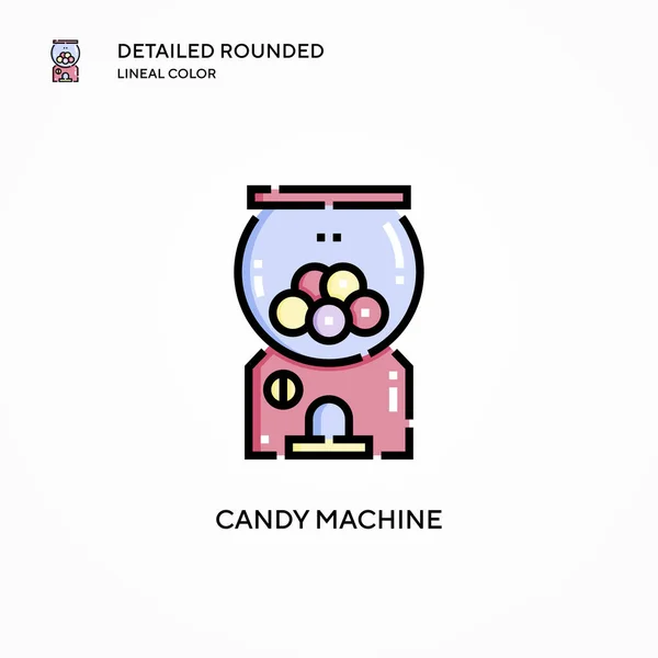 Vektorová Ikona Candy Machine Moderní Vektorové Ilustrační Koncepce Snadno Upravitelná — Stockový vektor