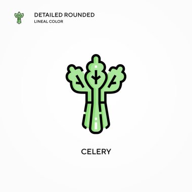 Kereviz vektör simgesi. Modern vektör illüstrasyon kavramları. Düzenlemesi ve kişiselleştirmesi kolay.