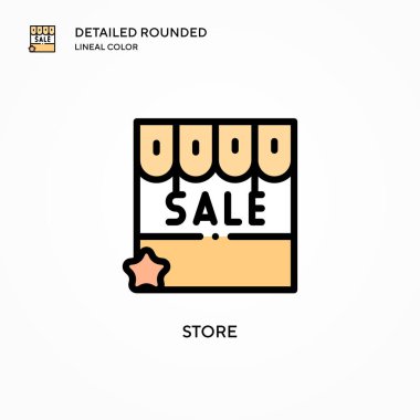 Vektör simgesini kaydet. Modern vektör illüstrasyon kavramları. Düzenlemesi ve kişiselleştirmesi kolay.