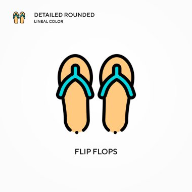 Döndürme vektör simgesi. Modern vektör illüstrasyon kavramları. Düzenlemesi ve kişiselleştirmesi kolay.