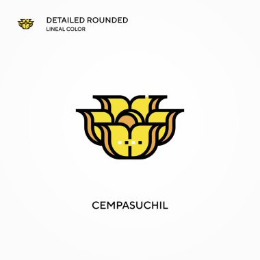 Cempasuchil vektör simgesi. Modern vektör illüstrasyon kavramları. Düzenlemesi ve kişiselleştirmesi kolay.