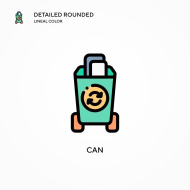 Vektör simgesi. Modern vektör illüstrasyon kavramları. Düzenlemesi ve kişiselleştirmesi kolay.