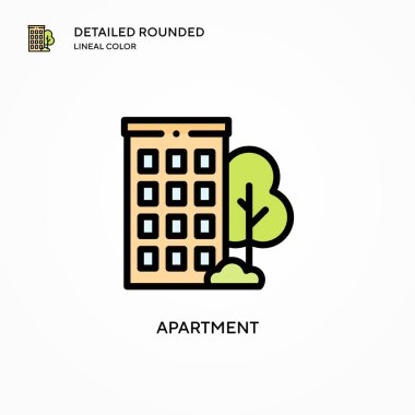 Daire vektör simgesi. Modern vektör illüstrasyon kavramları. Düzenlemesi ve kişiselleştirmesi kolay.