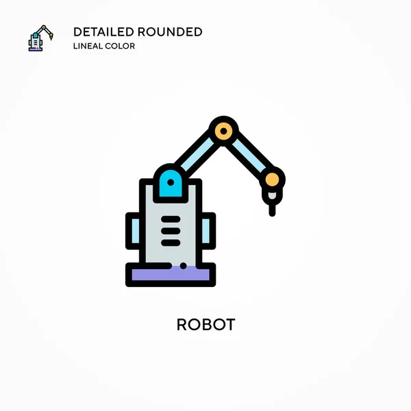 Εικονίδιο Φορέα Ρομπότ Σύγχρονες Έννοιες Διανυσματικής Απεικόνισης Εύκολο Επεξεργαστείτε Και — Διανυσματικό Αρχείο