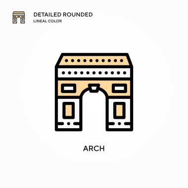 Baş vektör simgesi. Modern vektör illüstrasyon kavramları. Düzenlemesi ve kişiselleştirmesi kolay.