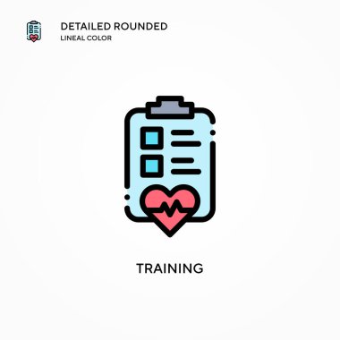 Eğitim vektör simgesi. Modern vektör illüstrasyon kavramları. Düzenlemesi ve kişiselleştirmesi kolay.