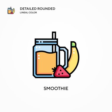 Meyve suyu vektör simgesi. Modern vektör illüstrasyon kavramları. Düzenlemesi ve kişiselleştirmesi kolay.