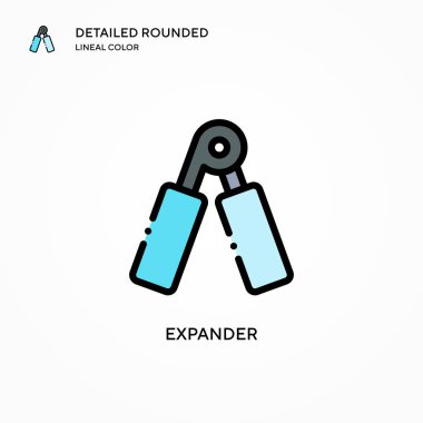 Genişletici vektör simgesi. Modern vektör illüstrasyon kavramları. Düzenlemesi ve kişiselleştirmesi kolay.