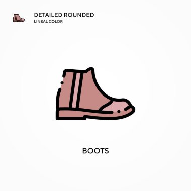 Çizme vektör simgesi. Modern vektör illüstrasyon kavramları. Düzenlemesi ve kişiselleştirmesi kolay.