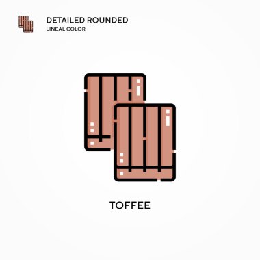 Şekerleme vektör simgesi. Modern vektör illüstrasyon kavramları. Düzenlemesi ve kişiselleştirmesi kolay.