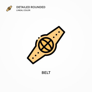 Kemer vektör simgesi. Modern vektör illüstrasyon kavramları. Düzenlemesi ve kişiselleştirmesi kolay.