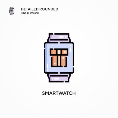 Akıllı vektör simgesi. Modern vektör illüstrasyon kavramları. Düzenlemesi ve kişiselleştirmesi kolay.