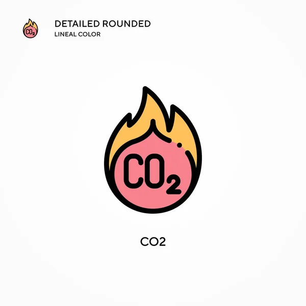 Co2 아이콘 일러스트 편집하고 맞춤화하기가 — 스톡 벡터