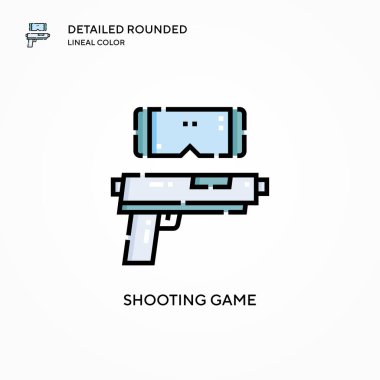Oyun vektör simgesi çekiliyor. Modern vektör illüstrasyon kavramları. Düzenlemesi ve kişiselleştirmesi kolay.