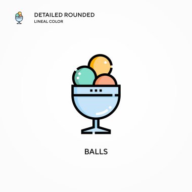 Taşak vektör simgesi. Modern vektör illüstrasyon kavramları. Düzenlemesi ve kişiselleştirmesi kolay.