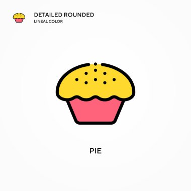 Turta vektör simgesi. Modern vektör illüstrasyon kavramları. Düzenlemesi ve kişiselleştirmesi kolay.