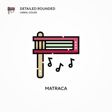 Matraca vektör simgesi. Modern vektör illüstrasyon kavramları. Düzenlemesi ve kişiselleştirmesi kolay.
