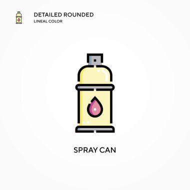 Sprey ikonu yönlendirebilir. Modern vektör illüstrasyon kavramları. Düzenlemesi ve kişiselleştirmesi kolay.