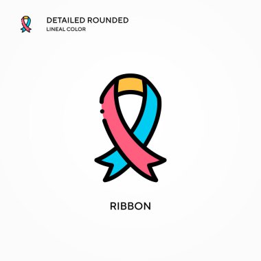 Kurdele vektör simgesi. Modern vektör illüstrasyon kavramları. Düzenlemesi ve kişiselleştirmesi kolay.