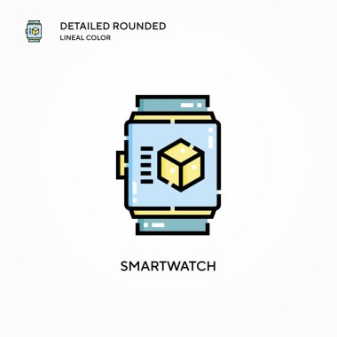 Akıllı vektör simgesi. Modern vektör illüstrasyon kavramları. Düzenlemesi ve kişiselleştirmesi kolay.