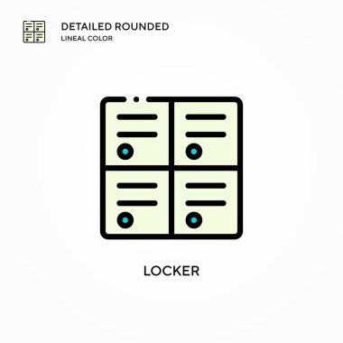 Kilit vektör simgesi. Modern vektör illüstrasyon kavramları. Düzenlemesi ve kişiselleştirmesi kolay.