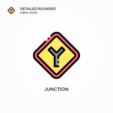 Bağlantı vektör simgesi. Modern vektör illüstrasyon kavramları. Düzenlemesi ve kişiselleştirmesi kolay.