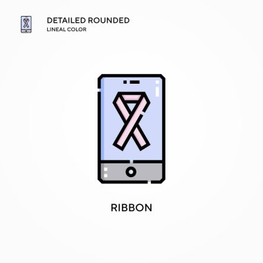 Kurdele vektör simgesi. Modern vektör illüstrasyon kavramları. Düzenlemesi ve kişiselleştirmesi kolay.