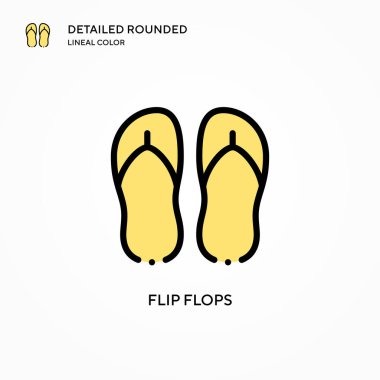 Döndürme vektör simgesi. Modern vektör illüstrasyon kavramları. Düzenlemesi ve kişiselleştirmesi kolay.