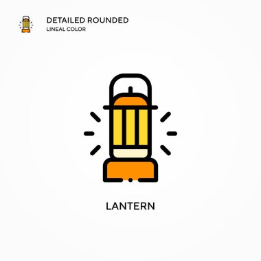 Fener vektör simgesi. Modern vektör illüstrasyon kavramları. Düzenlemesi ve kişiselleştirmesi kolay.